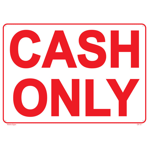 CASH ONLY