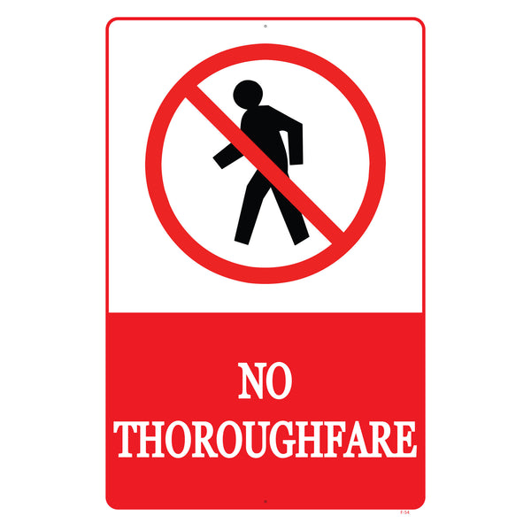 NO THOROUGHFARE