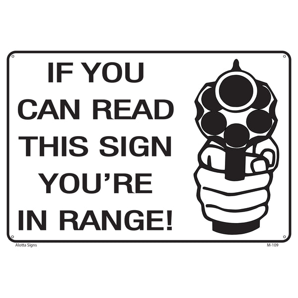 YOU'RE IN RANGE!