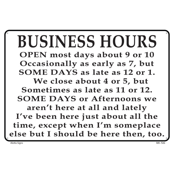 BUSINESS HOURS