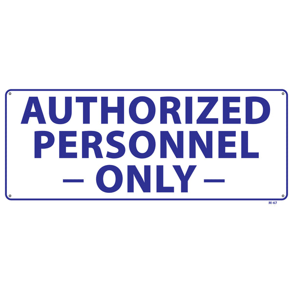 AUTHOIZED PERSONNEL ONLY