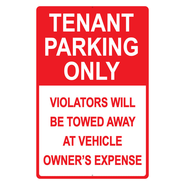 TENANT PARKING ONLY