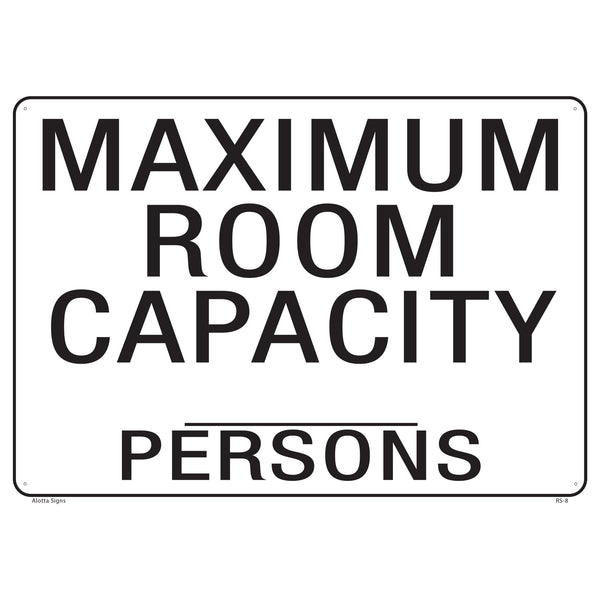 MAXIMUM ROOM CAPACITY