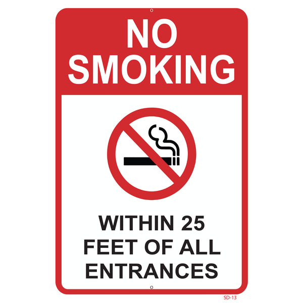 NO SMOKING WITHIN 25 FEET