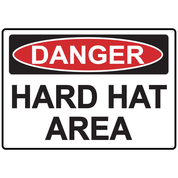 DANGER HARD HAT AREA