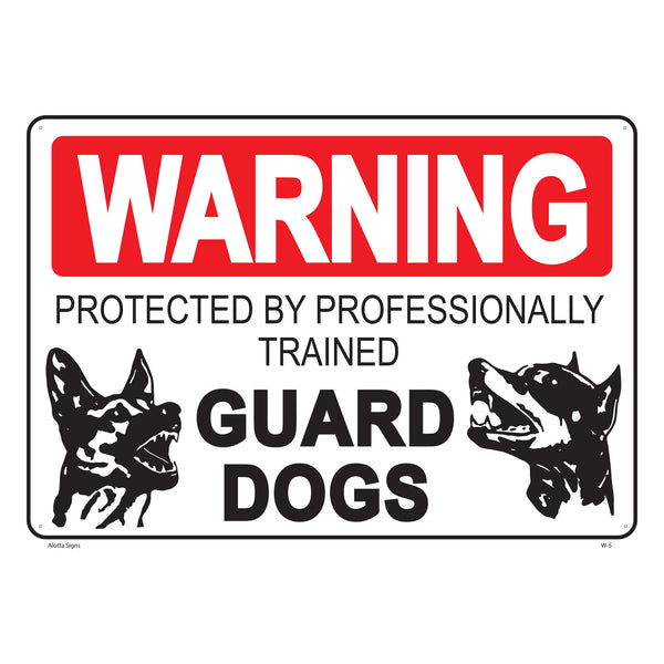 WARNING GUARD DOGS